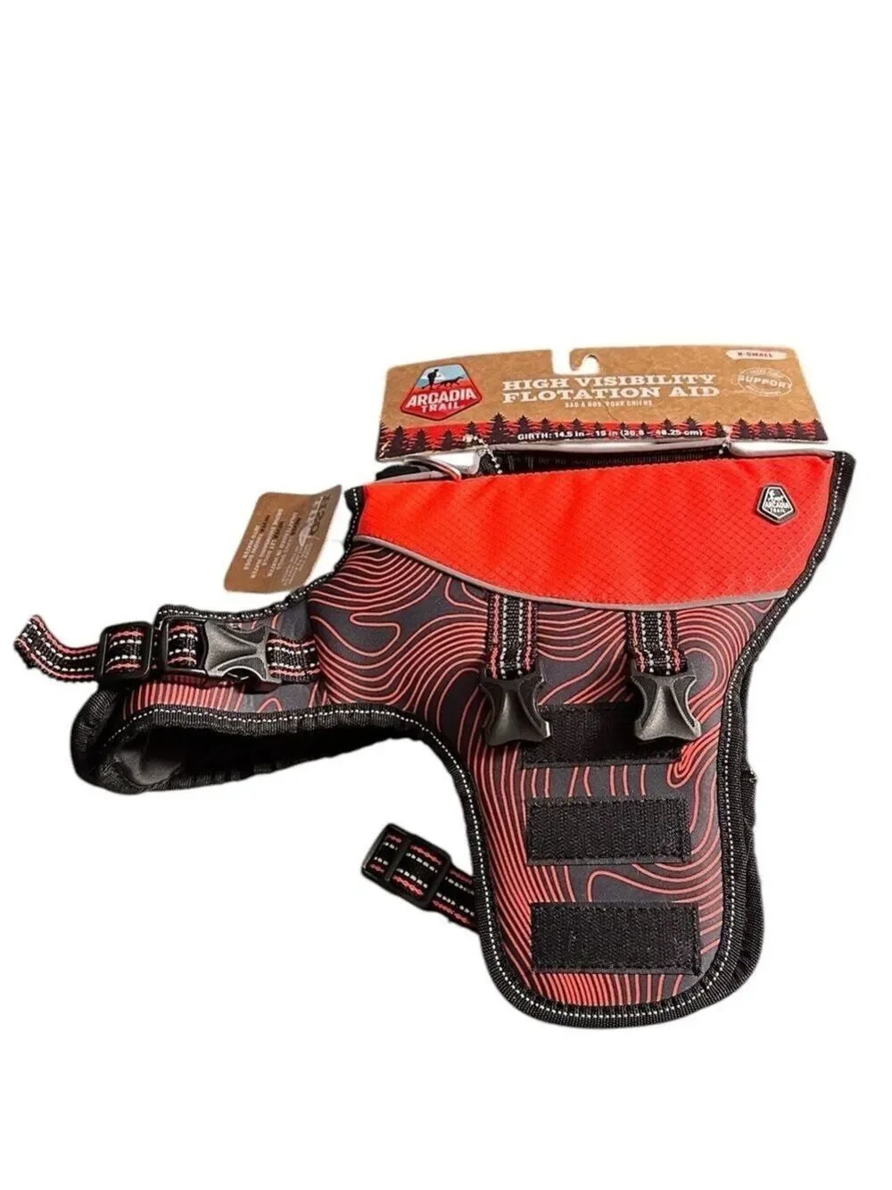 High-Visibility Orange Dog‎ Safety Vest